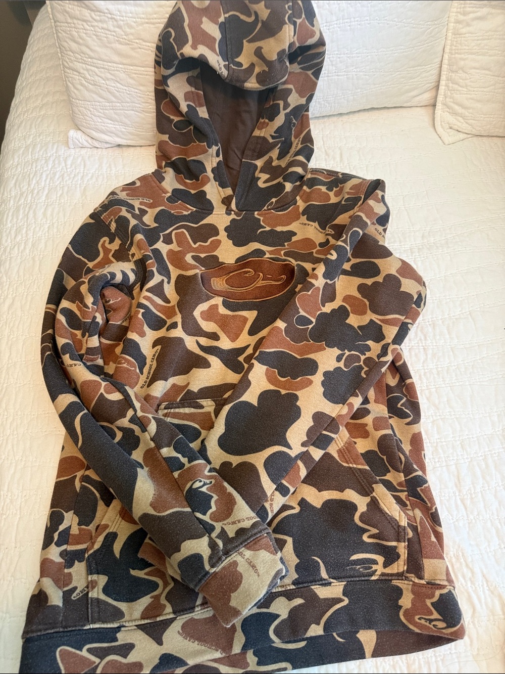 Drake youth old school camo hoody